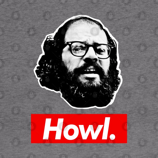 Allen Ginsberg Howl Aesthetic Tribute Design by DankFutura